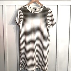 Buffalo Cotton Boat style rugby striped t-shirt dress